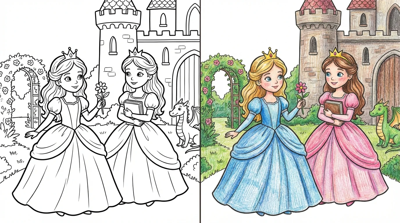 princess coloring pages