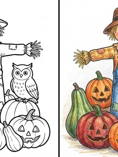 Pumpkin coloring pages
