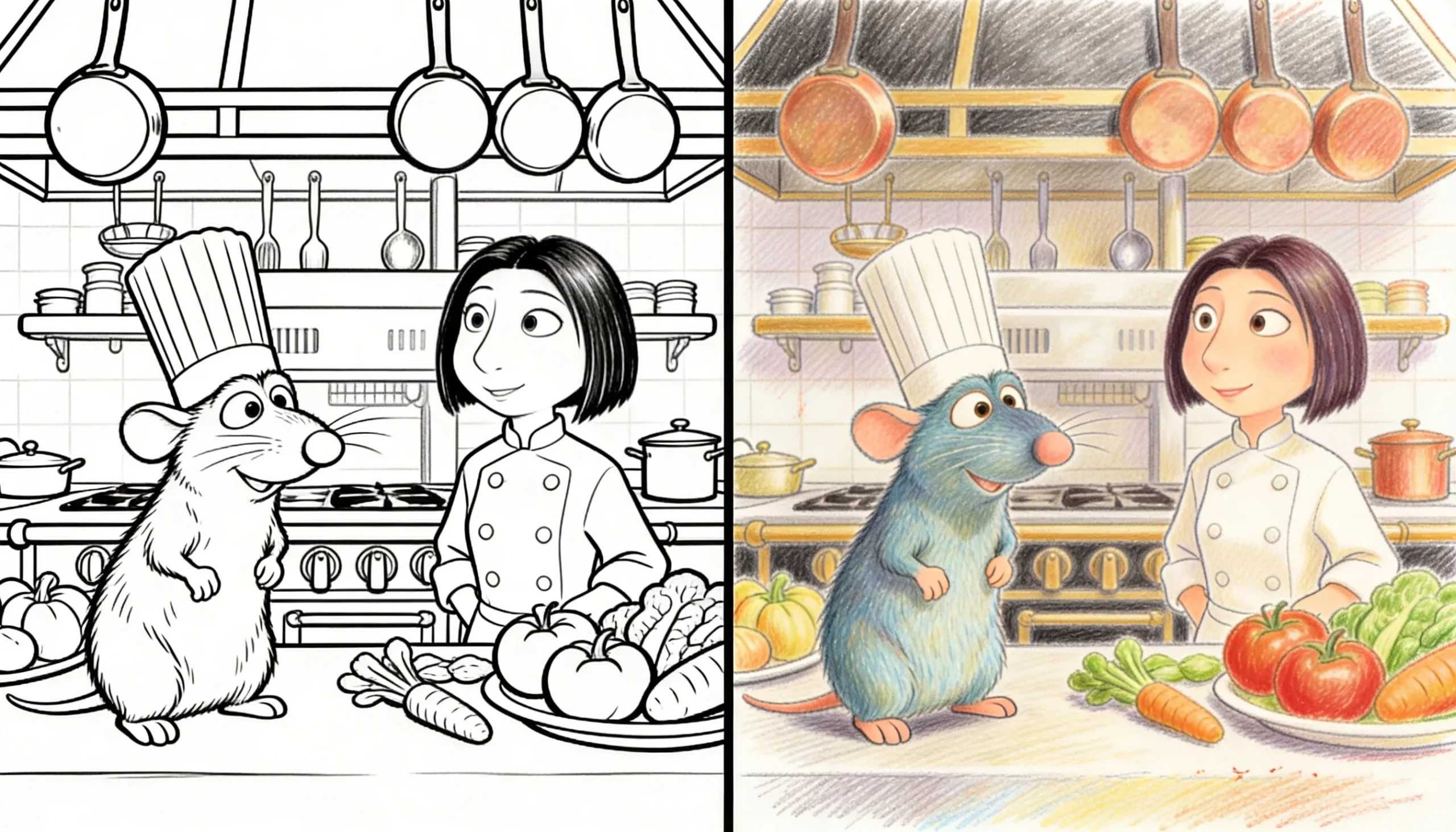 ratatouille coloring pages