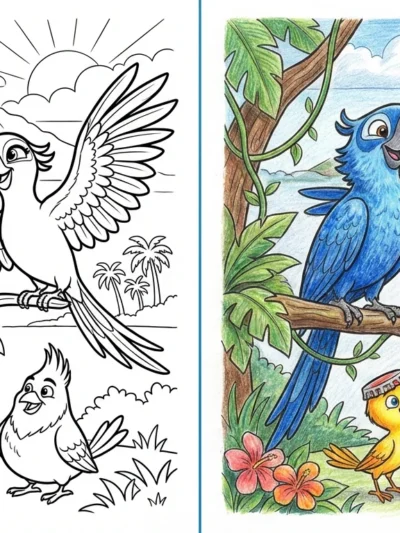 Rio coloring pages
