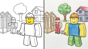 roblox coloring pages