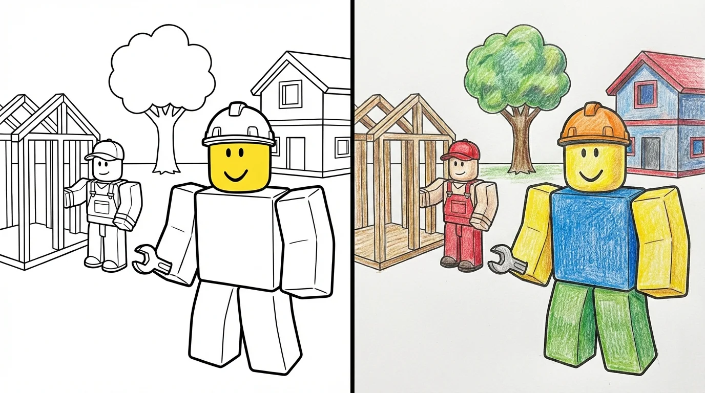 roblox coloring pages