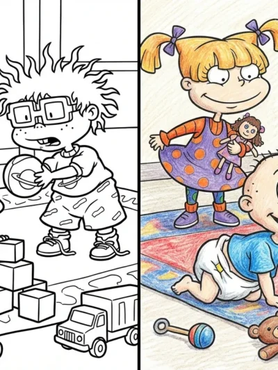 Rugrats coloring pages