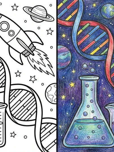 Science coloring pages