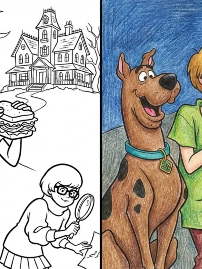 Scooby Doo coloring pages