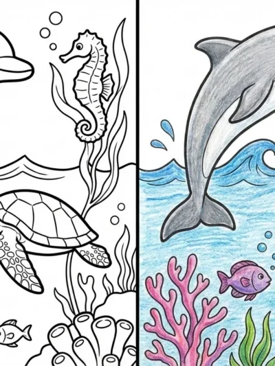 Sea Animal coloring pages