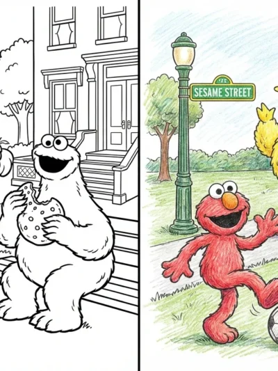 Sesame Street coloring pages
