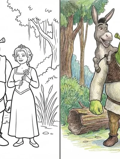 Shrek coloring pages