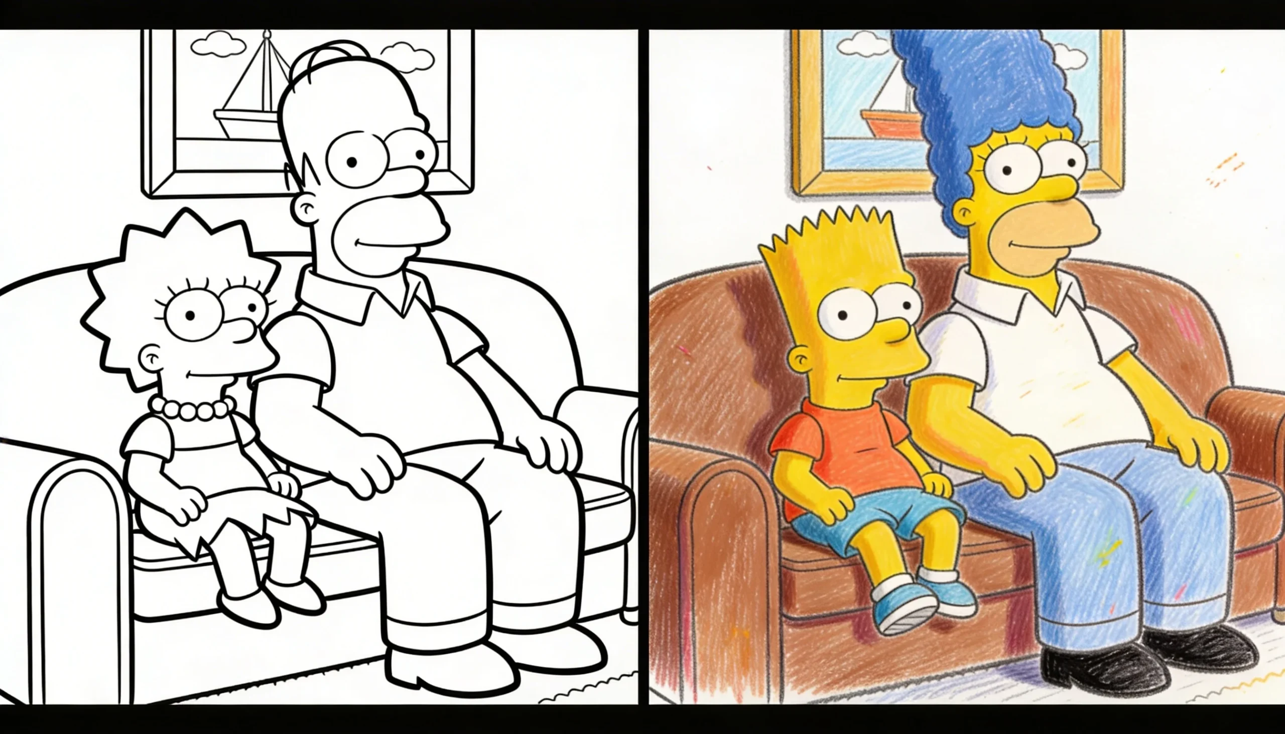 simpsons coloring pages
