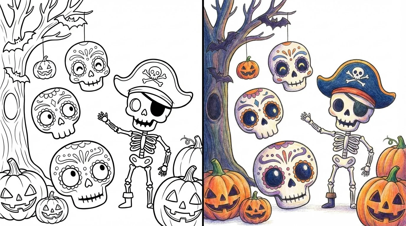 56 Skull Coloring Pages (Free PDFs)