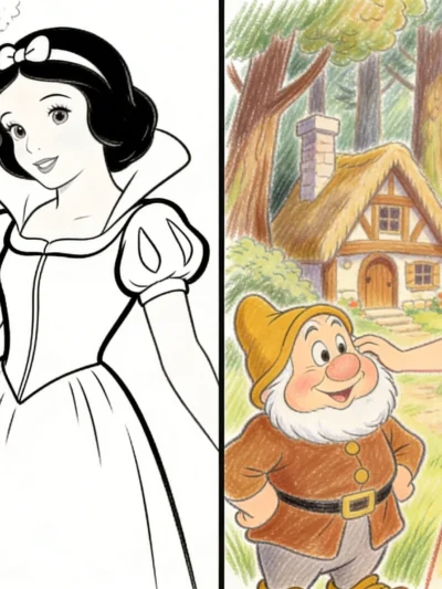 Snow White coloring pages