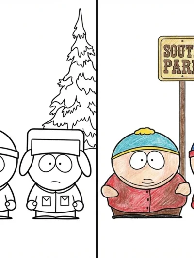 South Park coloring pages