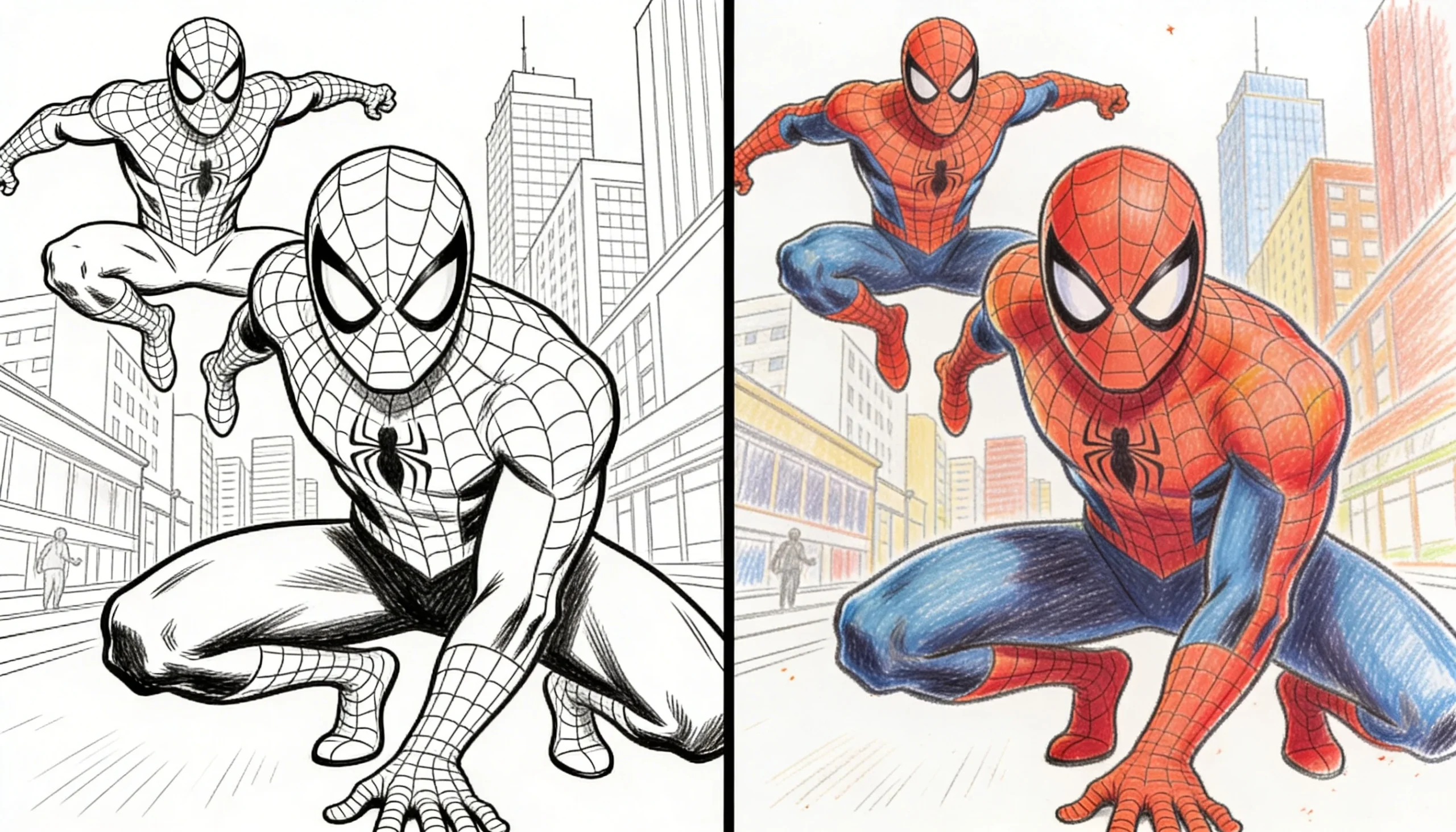 spiderman coloring pages