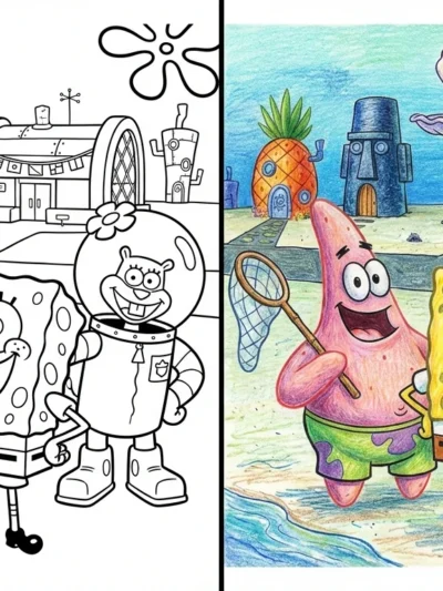 Spongebob coloring pages