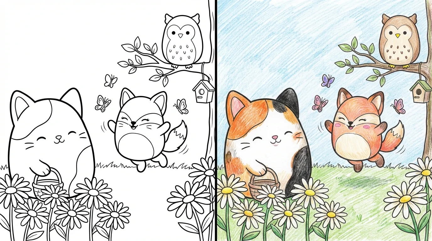 squishmallows coloring pages