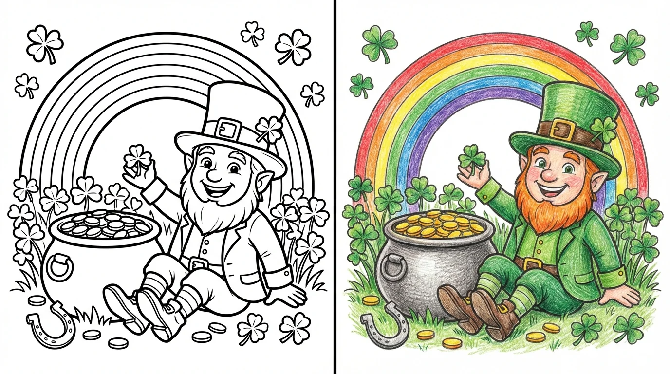 st patricks day coloring pages