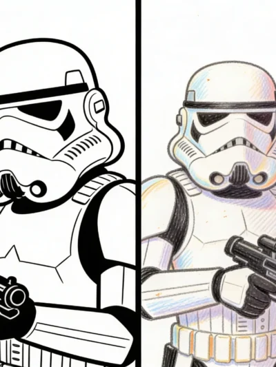 Stormtrooper coloring pages