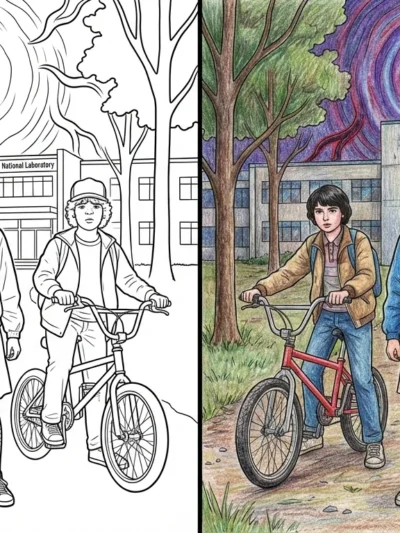 Stranger Things coloring pages