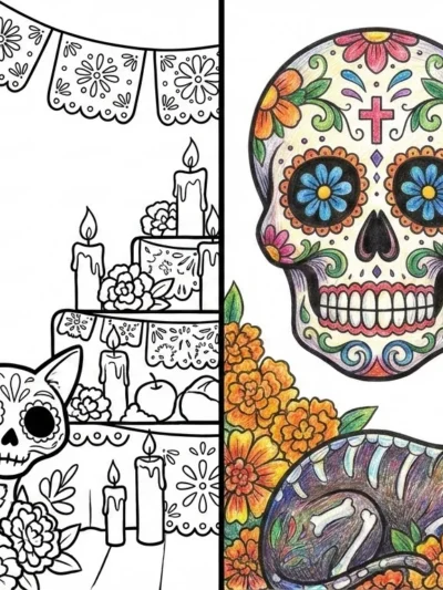 Sugar Skull coloring pages