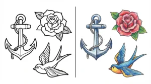 tattoo coloring pages