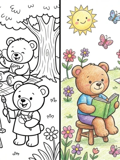 Teddy Bear coloring pages