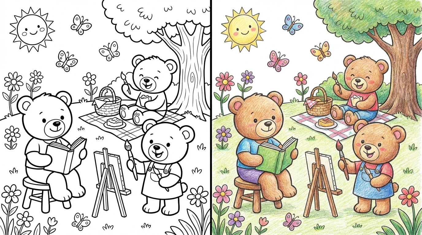 teddy bear coloring pages