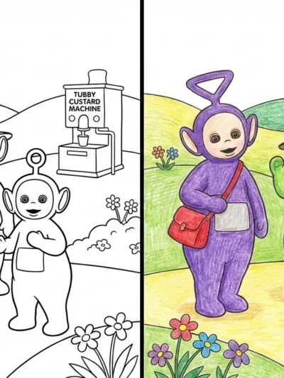 Teletubbies coloring pages