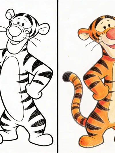 Tigger coloring pages