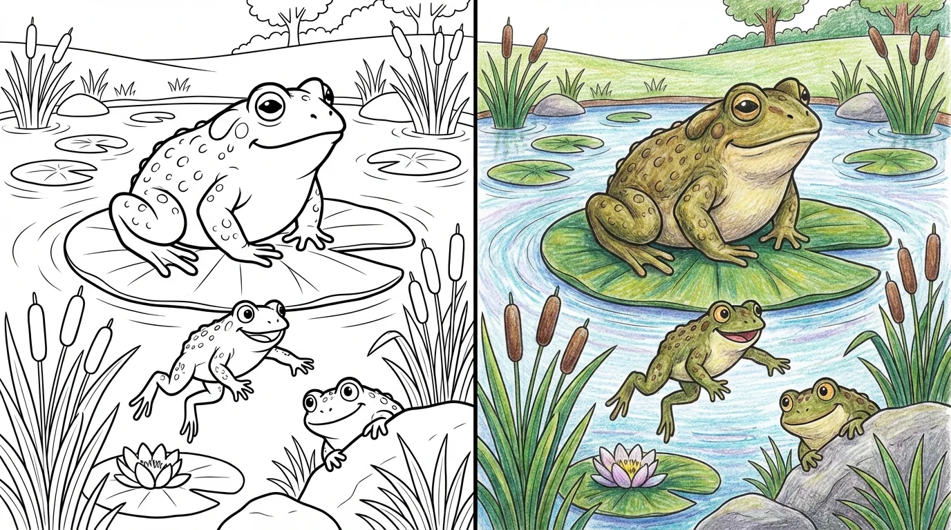 toad coloring pages