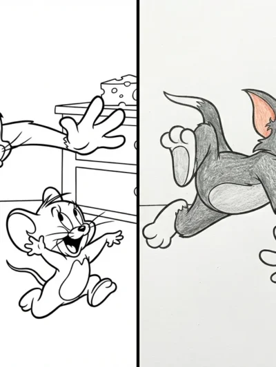 Tom And Jerry coloring pages