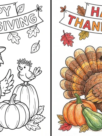 Turkey coloring pages