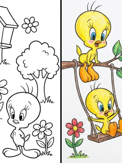 Tweety Bird coloring pages