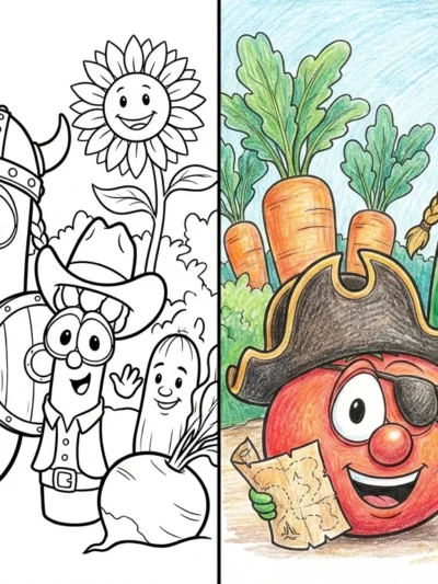 Veggie Tales coloring pages