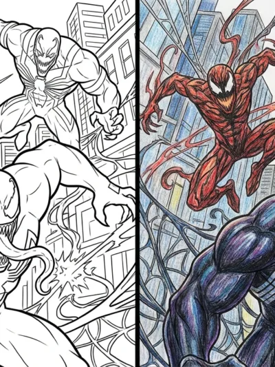 Venom coloring pages