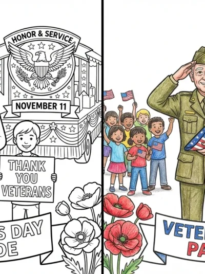 Veterans Day coloring pages