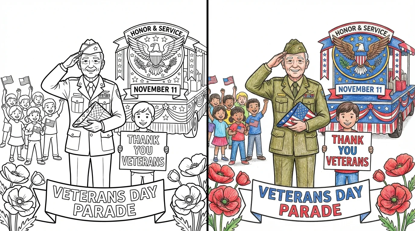 veterans day coloring pages