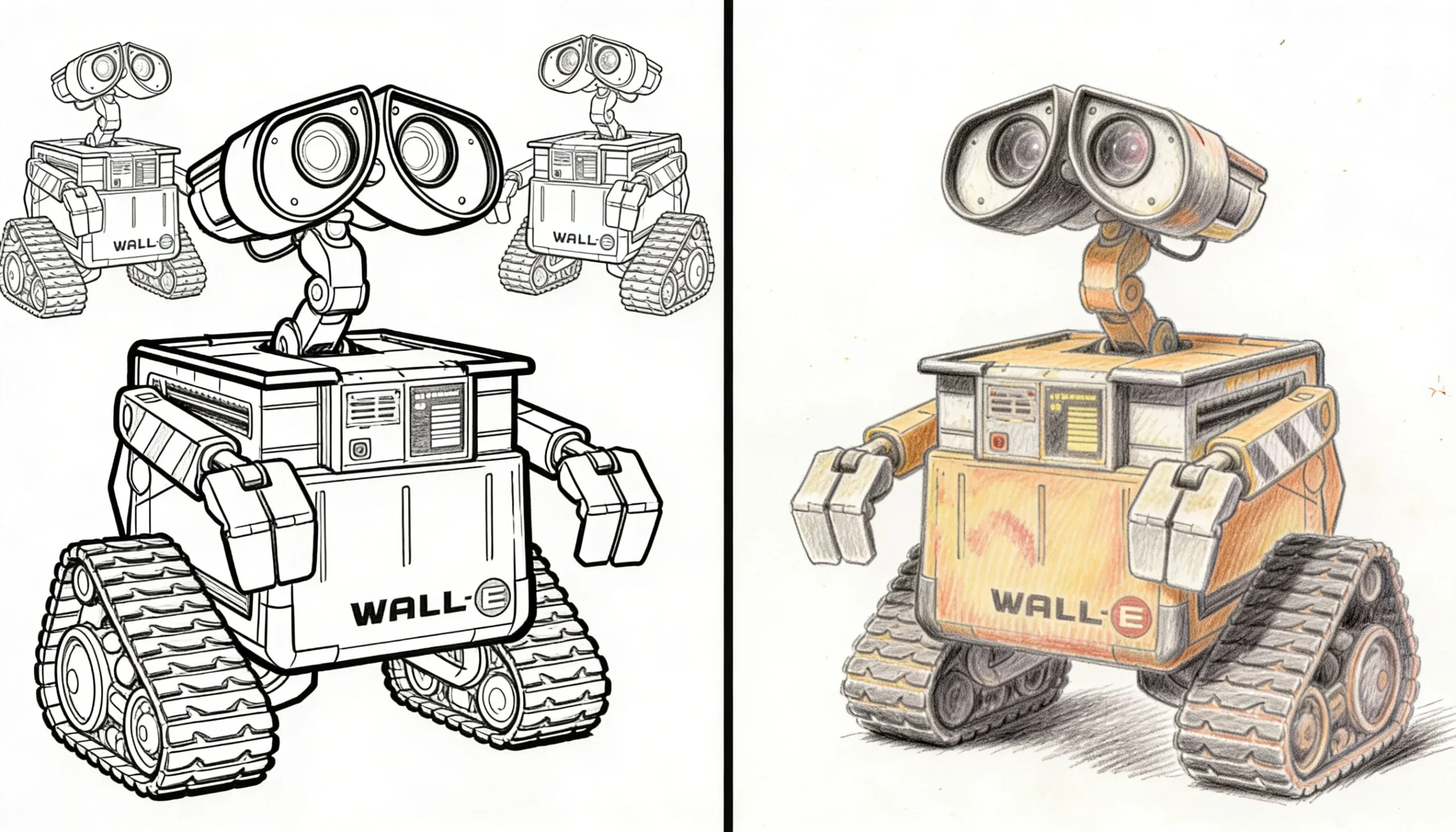 walle coloring pages