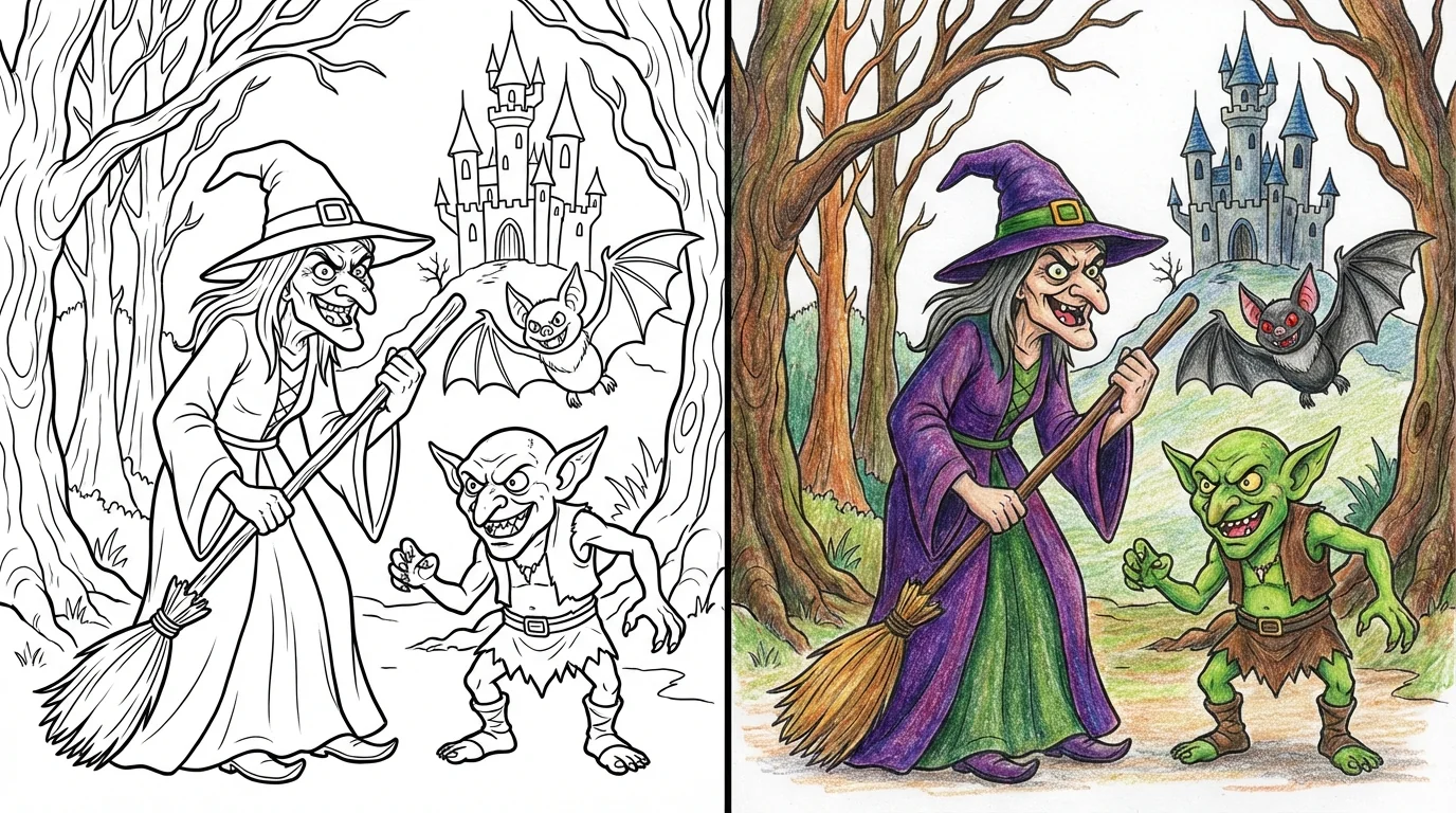 wicked coloring pages