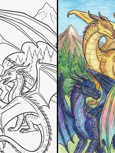 Wings Of Fire coloring pages