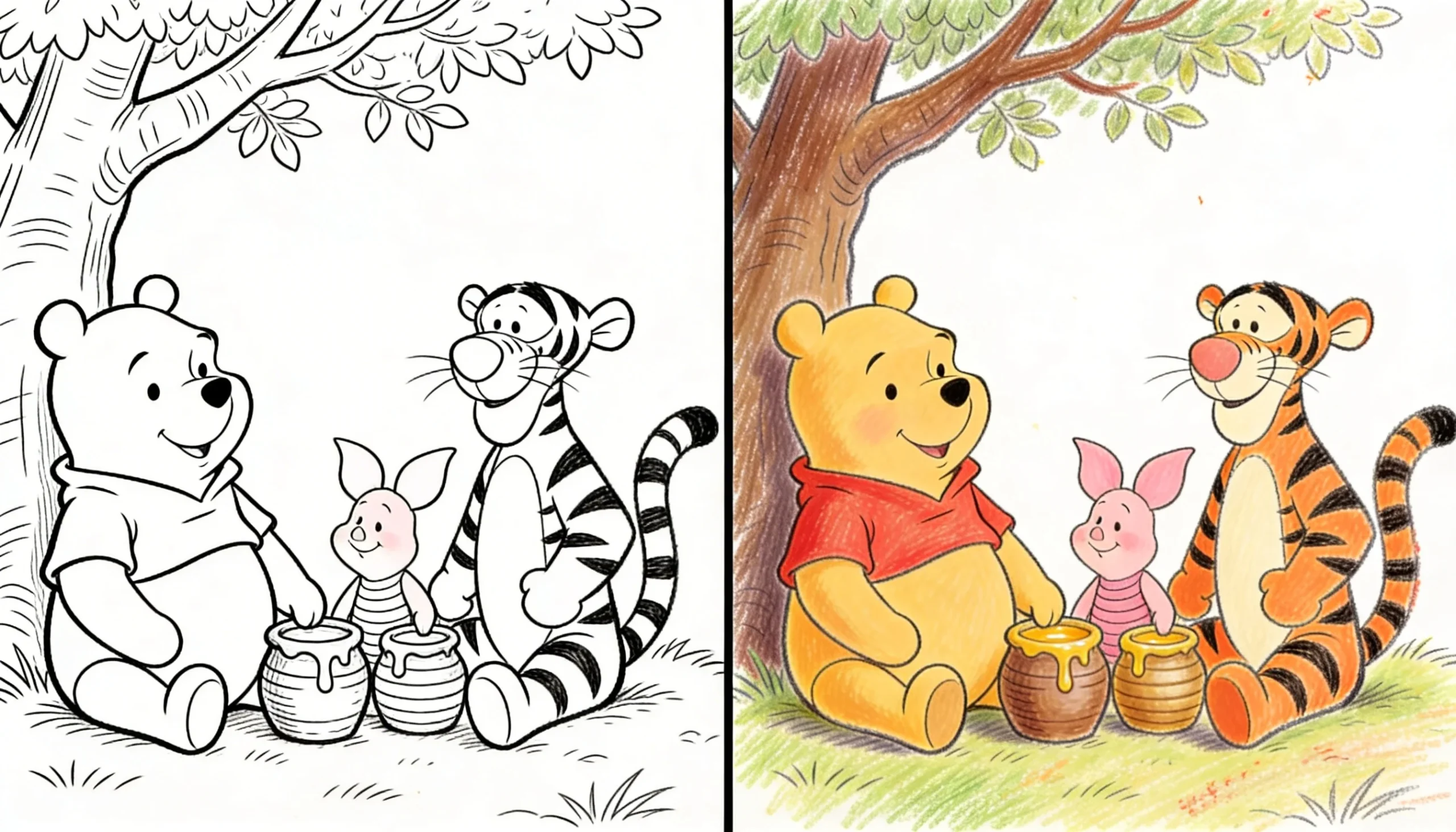 winnie the pooh coloring pages