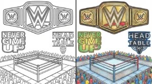 wwe coloring pages