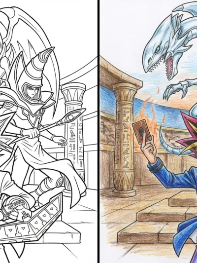 Yugioh coloring pages