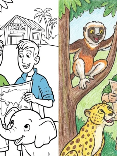 Zoboomafoo coloring pages