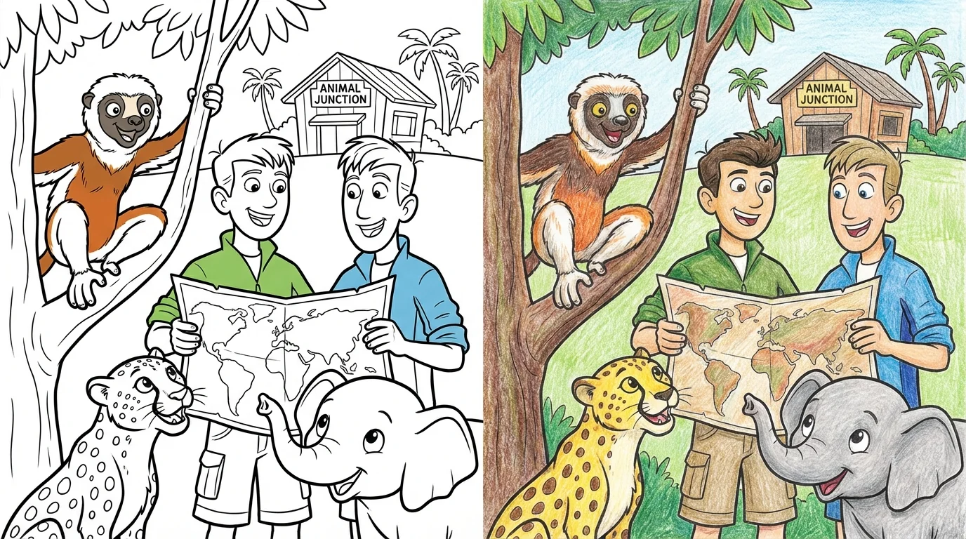 zoboomafoo coloring pages