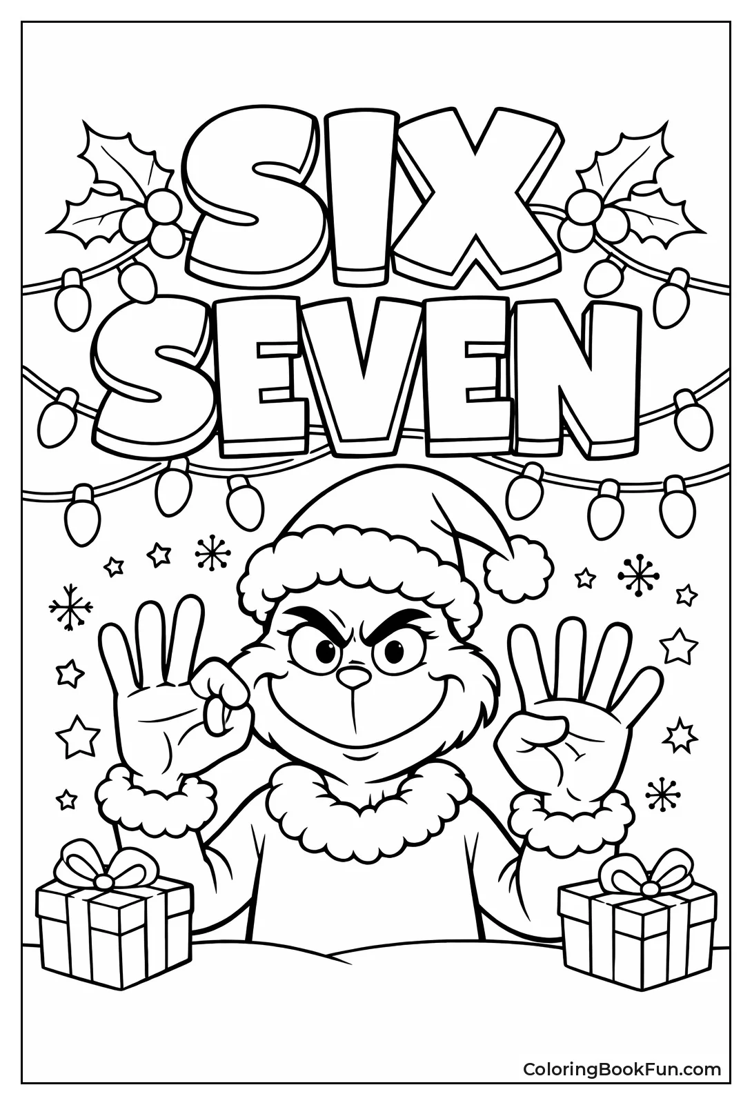 Six Seven Block Letters