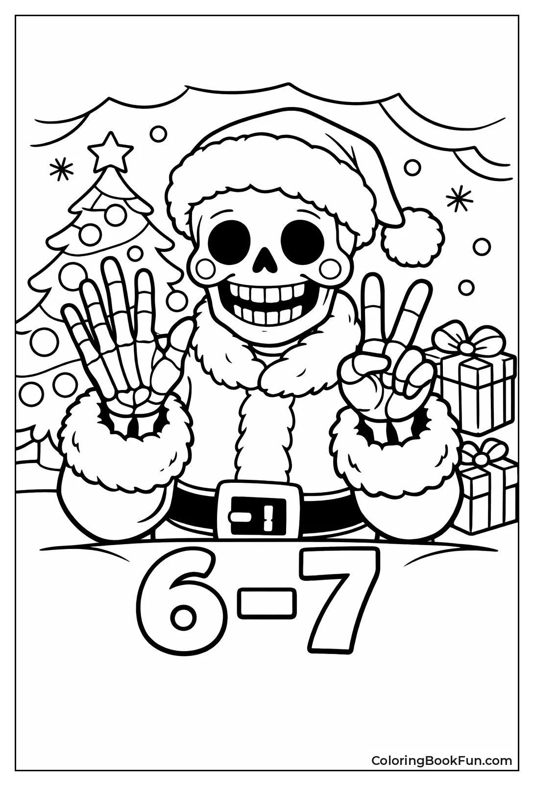 Skeleton Santa 67
