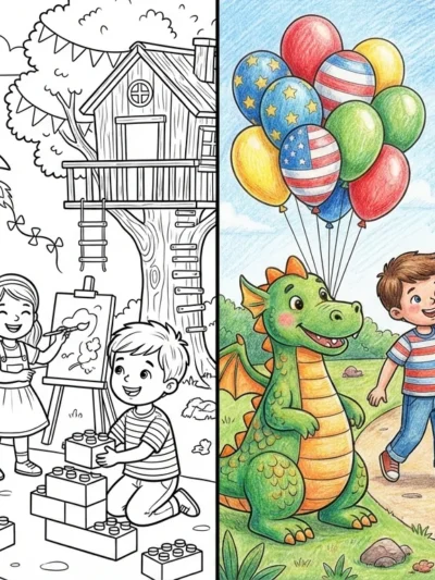 6-7 coloring pages