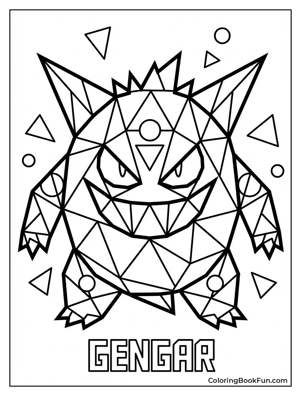 Abstract Geometric Gengar