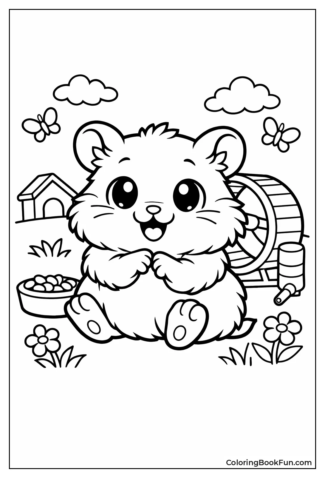 Adorable Cute Hamster