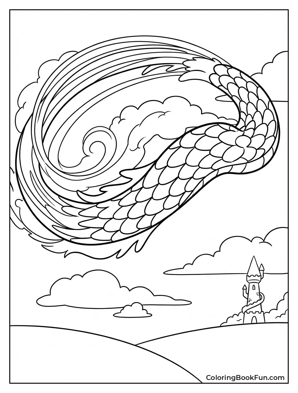 Lady Rainicorn Flying